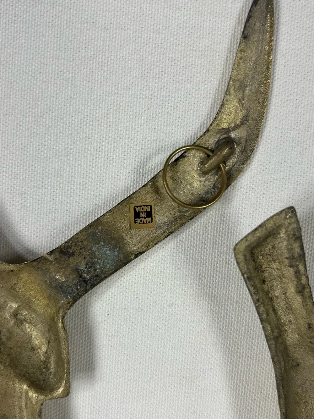 Vintage Brass Seagull Wall Hangings Set of 3 India MCM Coastal Bohemian Retro